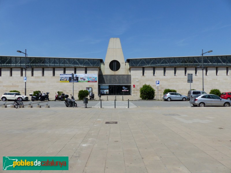 Accés àrea atletisme (Foto: Graciel·la Vidal, 2018) Accés àrea atletisme