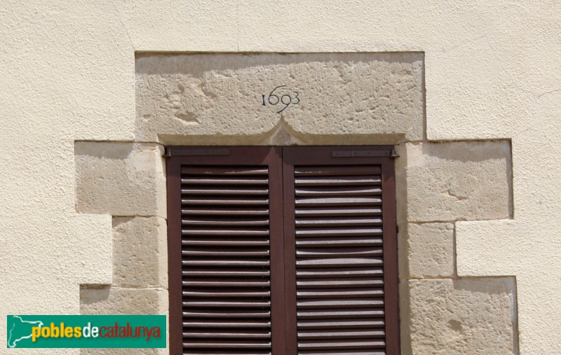 Verdú - Llinda, 1693 (Foto: Albert Esteves, 2018) Verdú - Llinda, 1693