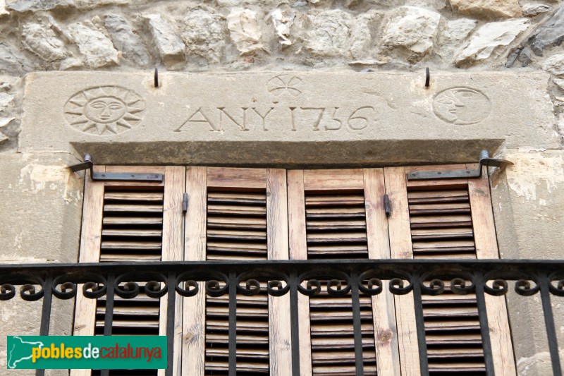 Verdú - Llinda, 1756 (Foto: Albert Esteves, 2018) Verdú - Llinda, 1756