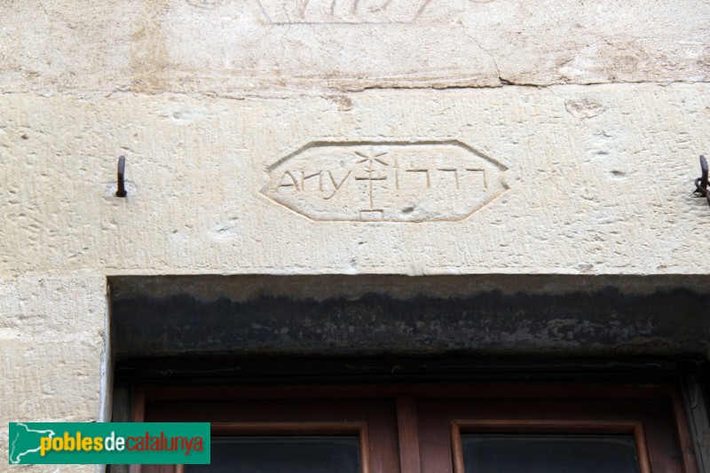 Verdú - Llinda, 1777 (Foto: Albert Esteves, 2018) Verdú - Llinda, 1777