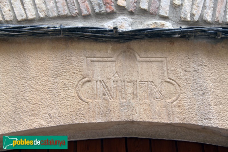 Verdú - Llinda, 1778 (Foto: Albert Esteves, 2018) Verdú - Llinda, 1778