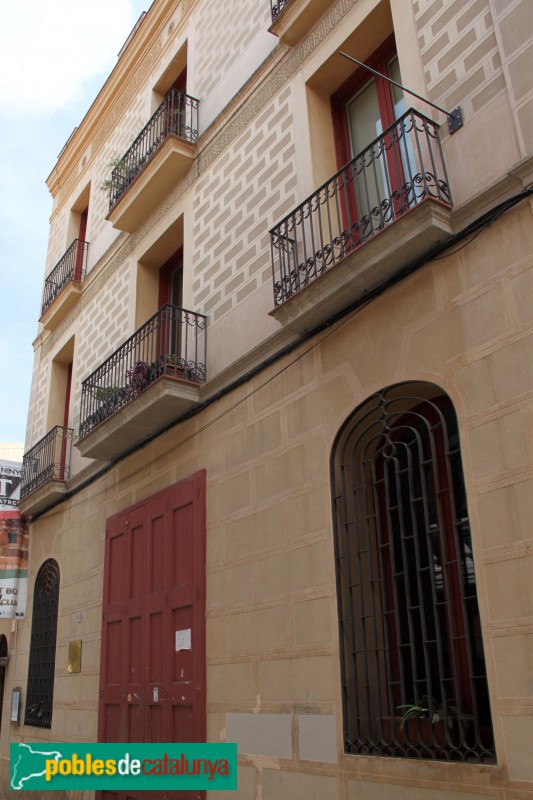 Sant Boi de Llobregat - Cal Ninyo, façana carrer Major