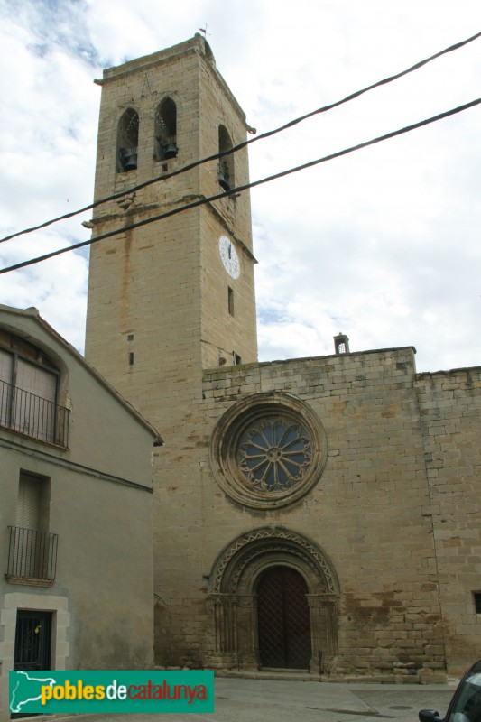 Verdú - Església de Santa Maria (Foto: Albert Esteves, 2018) Verdú - Església de Santa Maria