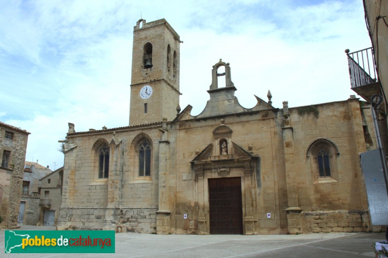 Verdú - Església de Santa Maria (Foto: Albert Esteves, 2018) Verdú - Església de Santa Maria