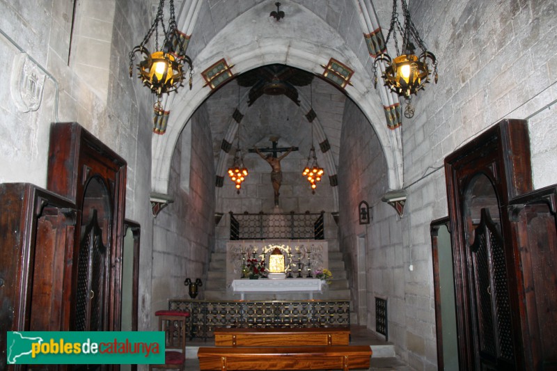 Verdú - Església de Santa Maria, capella del Santíssim (Foto: Albert Esteves, 2018) Verdú - Església de Santa Maria, capella del Santíssim