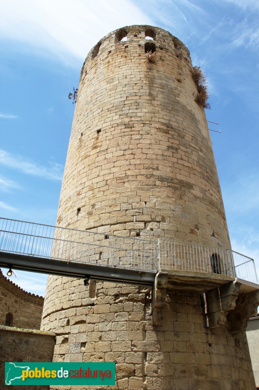 Verdú - Torre mestra del castell