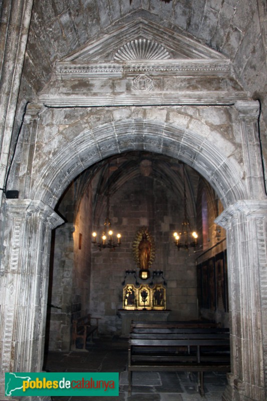 Verdú - Església de Santa Maria, capella del Sagrat Cor