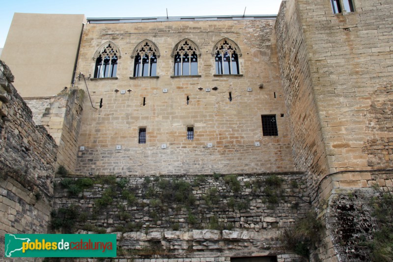 Verdú - Muralla, tram del castell