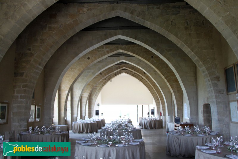 Verdú - Castell, sala de l'abat Copons (Foto: Albert Esteves, 2018) Verdú - Castell, sala de l'abat Copons