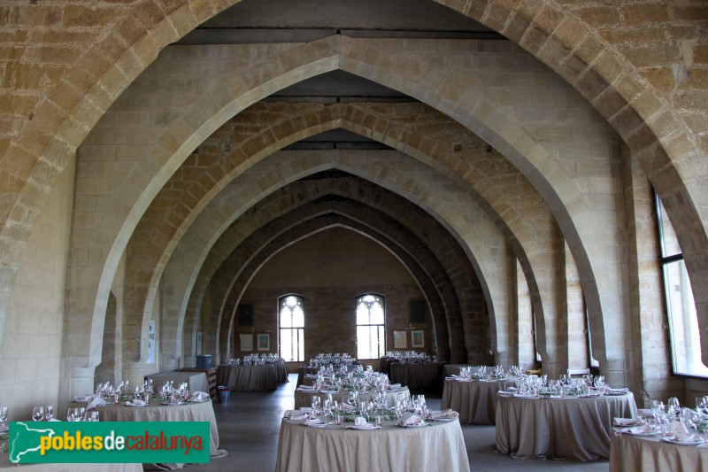 Verdú - Castell, sala de l'abat Copons (Foto: Albert Esteves, 2018) Verdú - Castell, sala de l'abat Copons