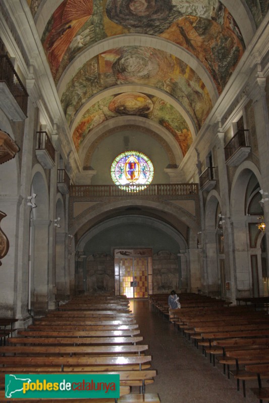 Tàrrega - Església de Santa Maria, interior (Foto: Albert Esteves, 2018) Tàrrega - Església de Santa Maria, interior