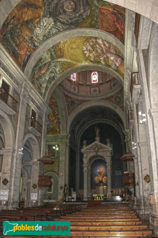 Tàrrega - Església de Santa Maria, interior (Foto: Albert Esteves, 2018) Tàrrega - Església de Santa Maria, interior