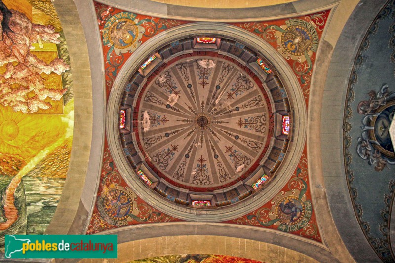 Tàrrega - Església de Santa Maria, cúpula (Foto: Albert Esteves, 2018) Tàrrega - Església de Santa Maria, cúpula