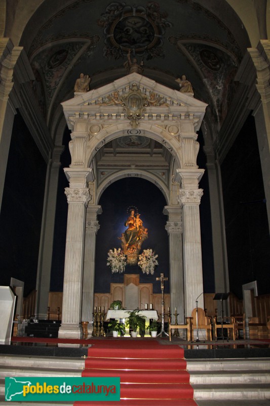 Tàrrega - Església de Santa Maria, altar (Foto: Albert Esteves, 2018) Tàrrega - Església de Santa Maria, altar