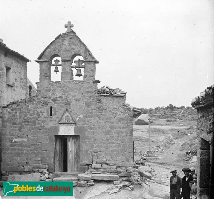 Tàrrega - Església de la Mare de Déu del Roser (Conill) (Foto: Josep Salvany -Arxiu Salvany, Biblioteca de Catalunya-, 1916) Tàrrega - Església de la Mare de Déu del Roser (Conill)