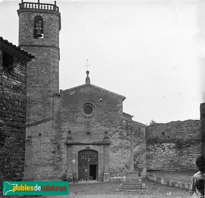 Tàrrega - Sant Pere d'Altet (Foto: Josep Salvany -Arxiu Salvany, Biblioteca de Catalunya-, 1916) Tàrrega - Sant Pere d'Altet