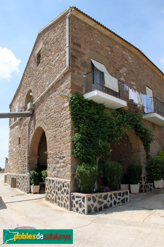 Tàrrega - Casa al carrer de les Flors (Riudovelles)