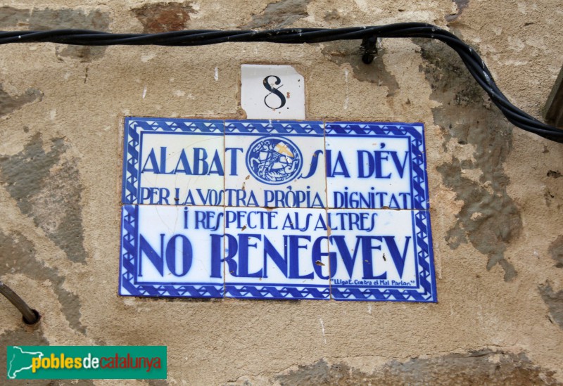 Tàrrega - Carrer de les Escales (Riudovelles)