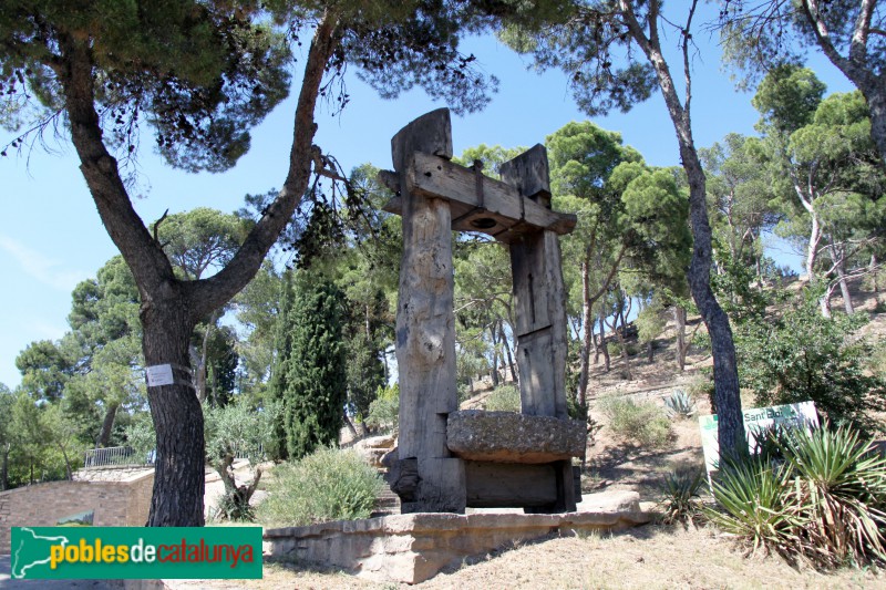 Tàrrega - Parc de Sant Eloi, premsa de vi