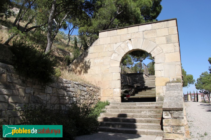 Tàrrega - Parc de Sant Eloi, portalada de l'hort del Sanrama