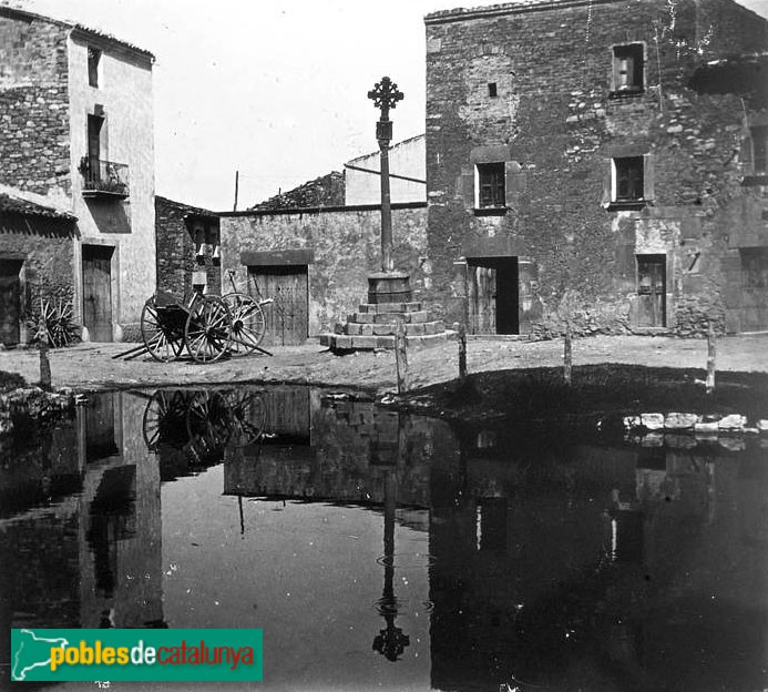 Ciutadilla - Creu de terme antiga (desapareguda)