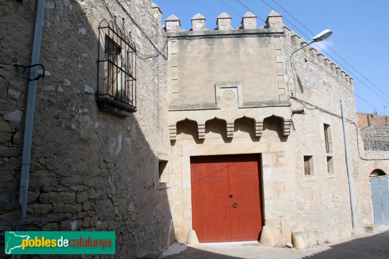 Ciutadilla - Casa Valls, façana carrer Muralla