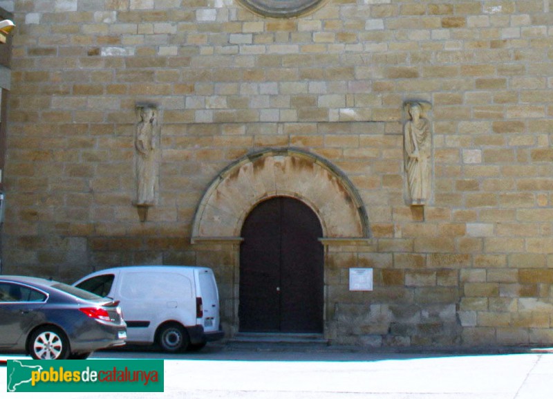 Anglesola - Església de Sant Pau de Narbona, imatges romàniques (Foto: Albert Esteves, 2018) Anglesola - Església de Sant Pau de Narbona, imatges romàniques