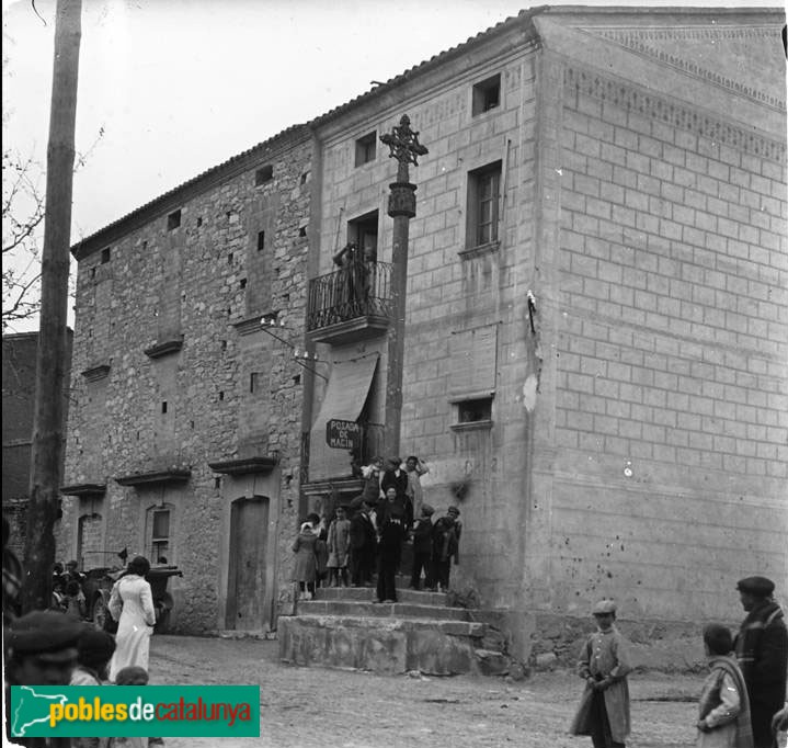 Anglesola - Creu de Santa Anna, a la seva primitiva ubicació