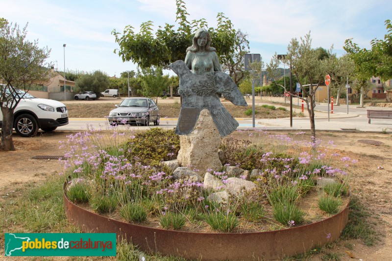 Vall-llobrega - Raval de Baix, monument als caiguts a la Guerra Civil