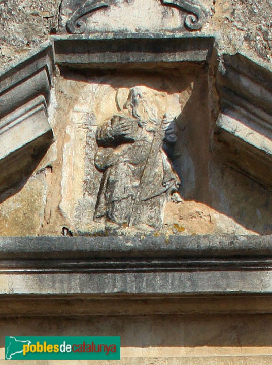 Palau-sator - Església de Sant Pau de Fontclara, imatge de sant Pau