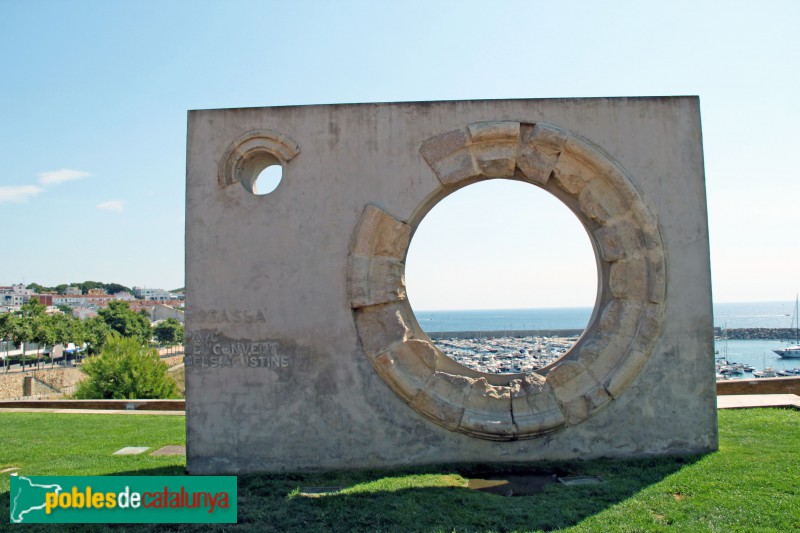 Palamós - Restes del Convent de Sant Agustí: rosassa