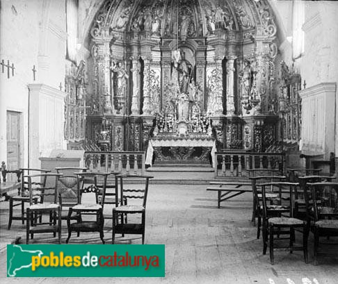 Gausac - Església de Sant Martí - Antoni Bartomeus 1905 (Foto: Antoni Bartomeus -Arxiu Fotogràfic Centre Excursionista de Catalunya, 1905) Gausac - Església de Sant Martí - Antoni Bartomeus 1905