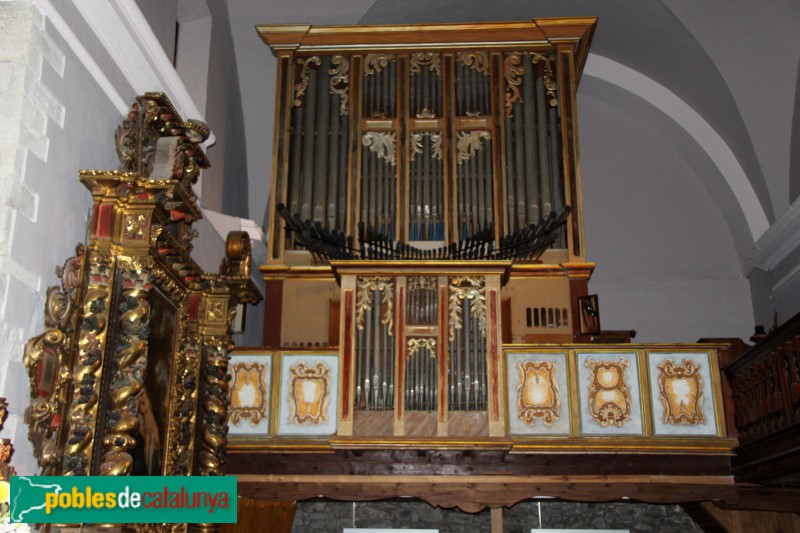 Vielha - Església de Sant Miquel - Orgue del segle XVIII