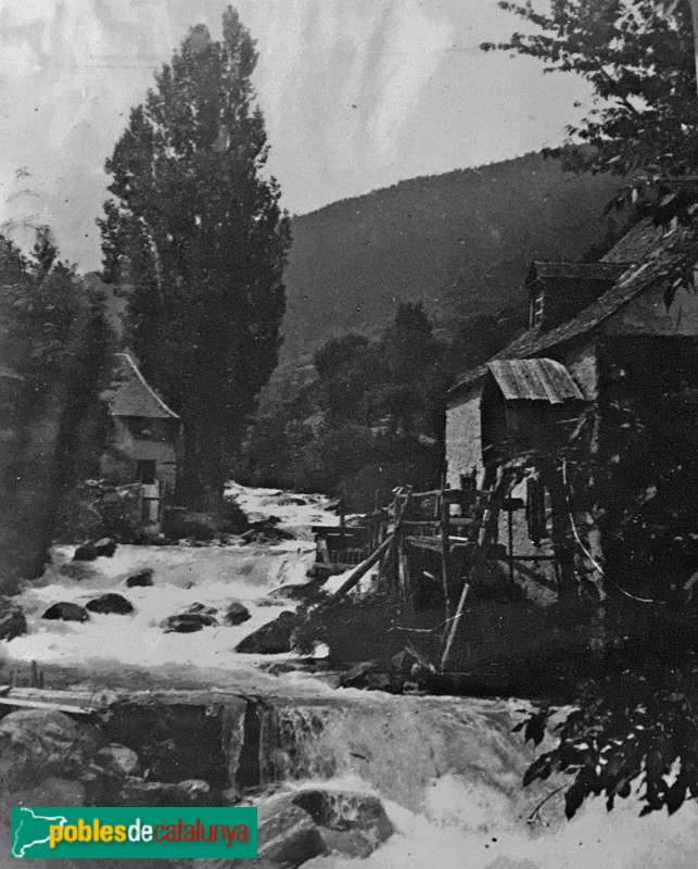 Vielha - Museu de la Llana, foto antiga