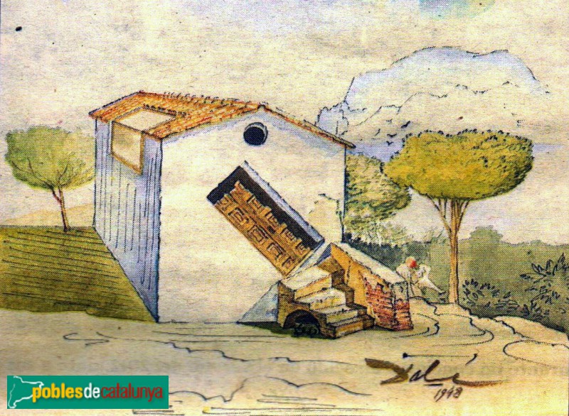 Aquarel·la realitzada per Salvador Dalí l'any 1948 Aquarel·la realitzada per Salvador Dalí l'any 1948