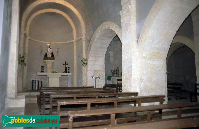 Banyeres del Penedès - Santa Maria del Priorat, interior