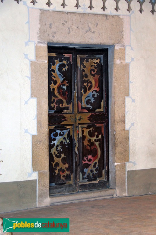 Guimerà - Església de Santa Maria. Porta de la sagristia