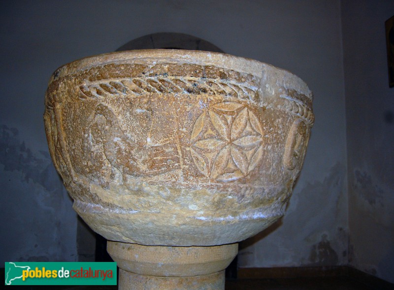 Llorenç del Penedès - Pica baptismal de Sant Llorenç