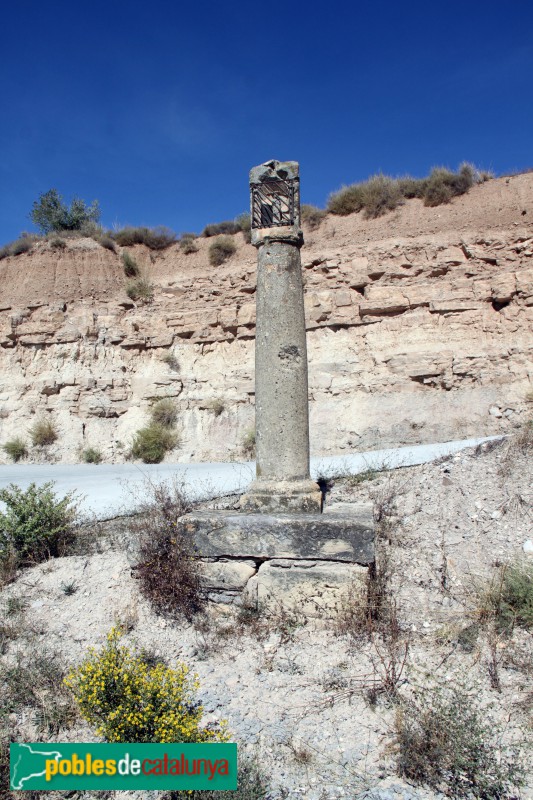 Guimerà - Creu del Padró del camí de la Bovera (Foto: Albert Esteves, 2018) Guimerà - Creu del Padró del camí de la Bovera