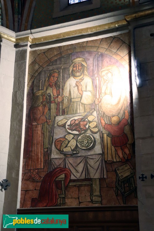 Sant Martí de Riucorb - Església de Sant Martí de Maldà, pintures murals