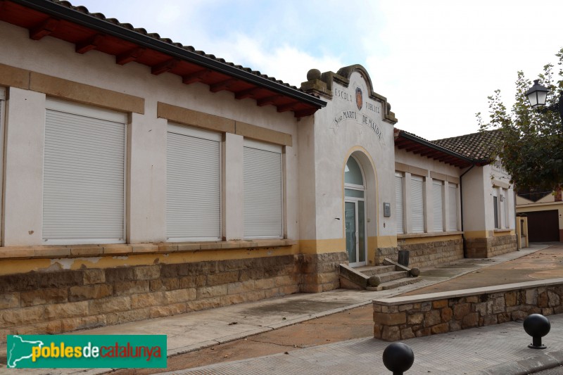 Sant Martí de Maldà - Escola pública (Foto: Albert Esteves, 2018) Sant Martí de Maldà - Escola pública