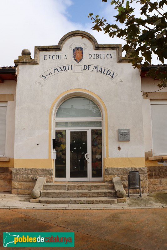 Sant Martí de Maldà - Escola pública (Foto: Albert Esteves, 2018) Sant Martí de Maldà - Escola pública