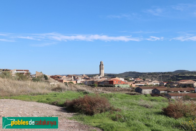 Sant Martí de Riucorb - Sant Martí de Maldà, panoràmica general