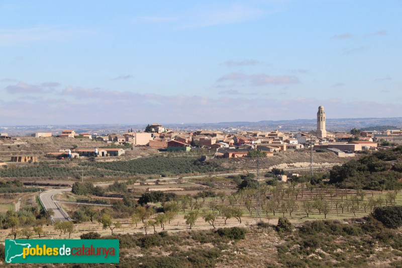 Sant Martí de Riucorb - Sant Martí de Maldà, panoràmica general (Foto: Albert Esteves, 2018) Sant Martí de Riucorb - Sant Martí de Maldà, panoràmica general