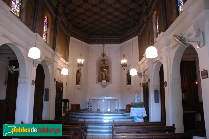 Blanes - Interior de la capella de Sant Jaume