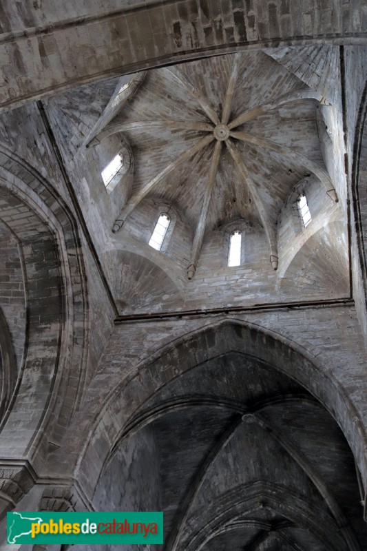 Vallbona de les Monges - Monestir de Santa Maria. Església