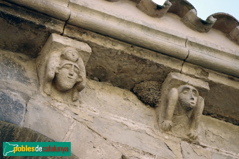 Vallbona de les Monges - Mènsules de l'absis del monestir