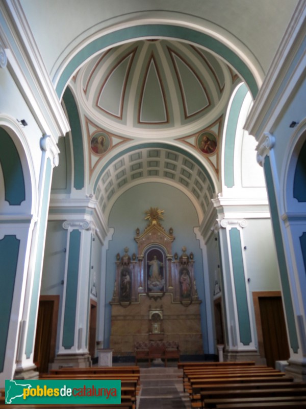 Vallbona de les Monges - Església de Santa Maria, interior