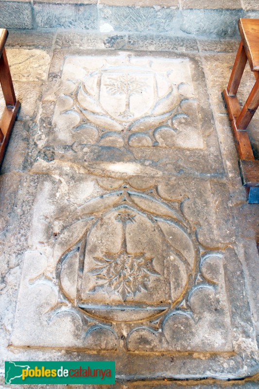 Vallbona de les Monges - Santuari del Tallat, sepultura de Ramon Berenguer de Llorac