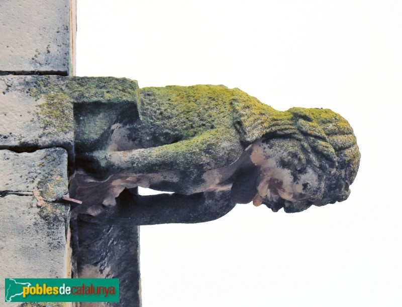 Bellpuig - Església de Sant Nicolau, gàrgola (Foto: Albert Esteves, 2018) Bellpuig - Església de Sant Nicolau, gàrgola